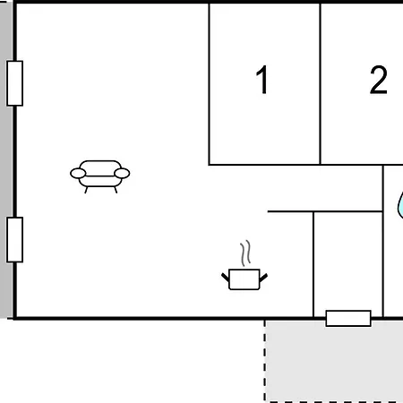 Stunning In V With Kitchen Hébergement de vacances